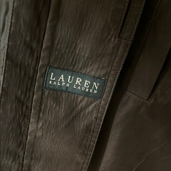 Ralph Lauren Brown Wool Blend Trench Coat (missing inner part) 314 - Picture 4 of 11